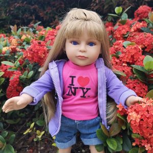 Bambola Toddler In Silicone &Quot;Barbie&Quot; Gita All' Aperto
