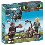 Playmobil Set Hiccup E Astrid Hiccup E Astrid Con Baby Dragon 70040